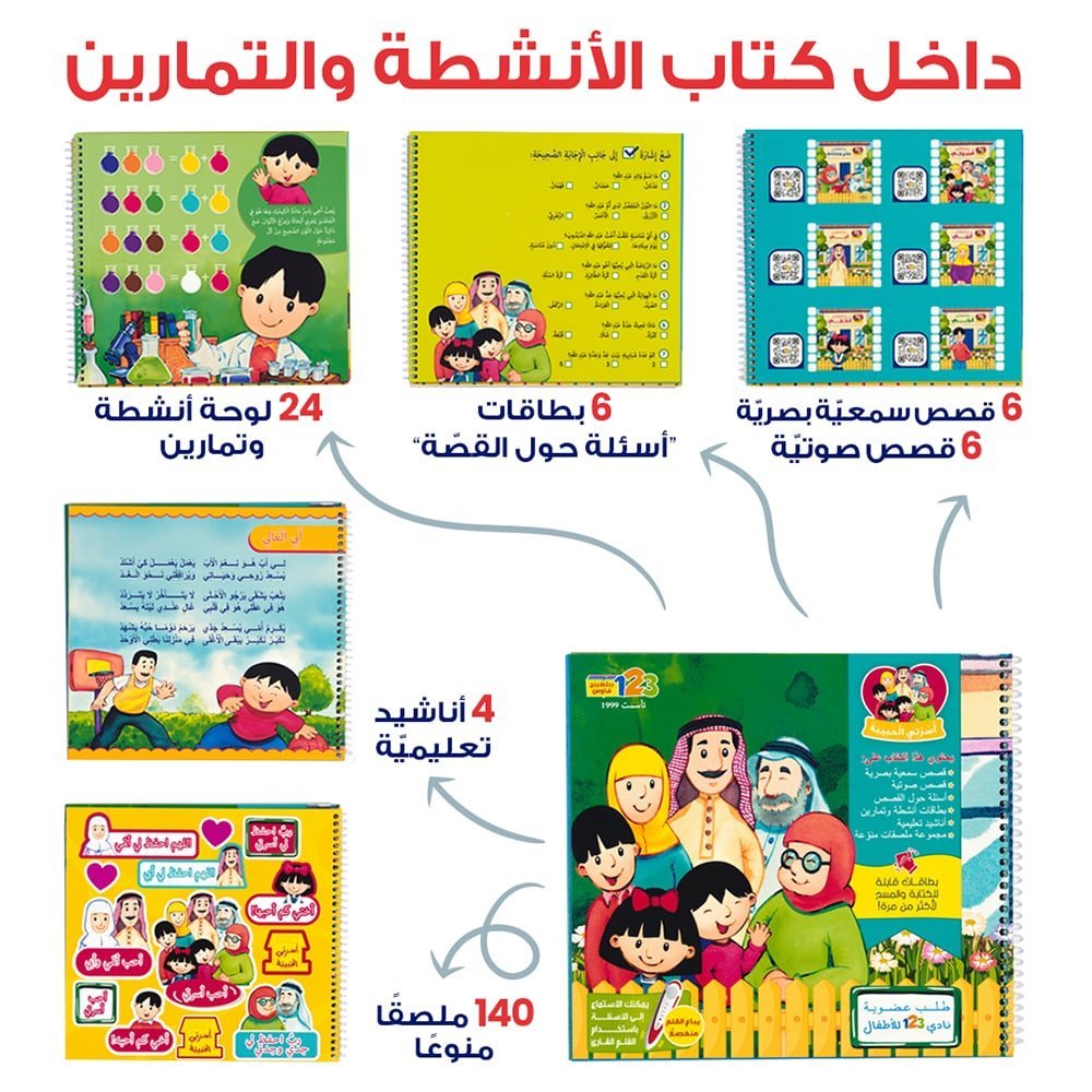 حقيبة صغيرة للأطفال الحبيبة - حقيبة كتب باللغة العربية