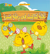 Three Chicks Go Exploring - Book for Kids in Arabic
