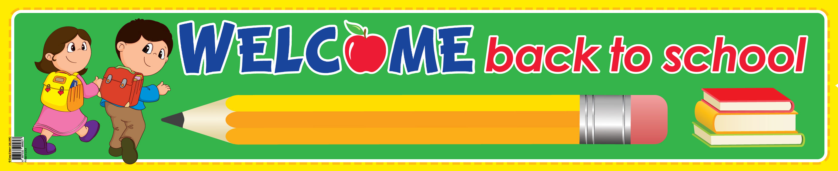 Welcome Back To School – Banner in English