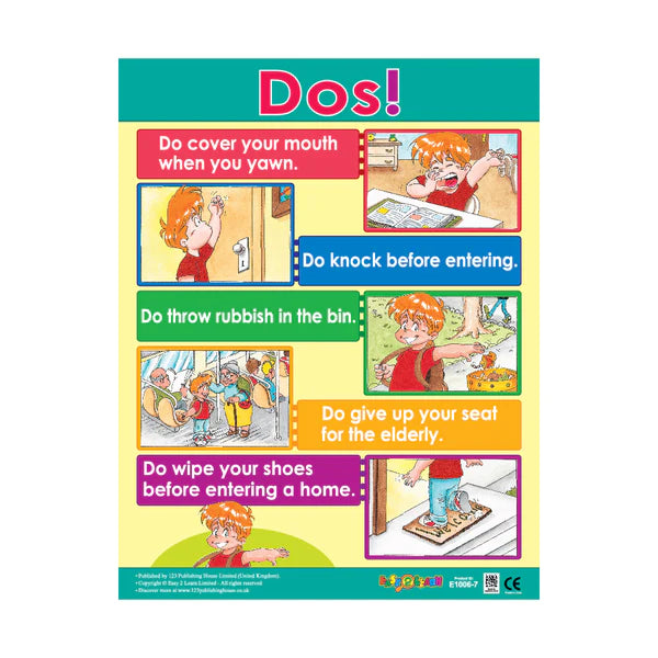 Dos! - Wall Chart in English