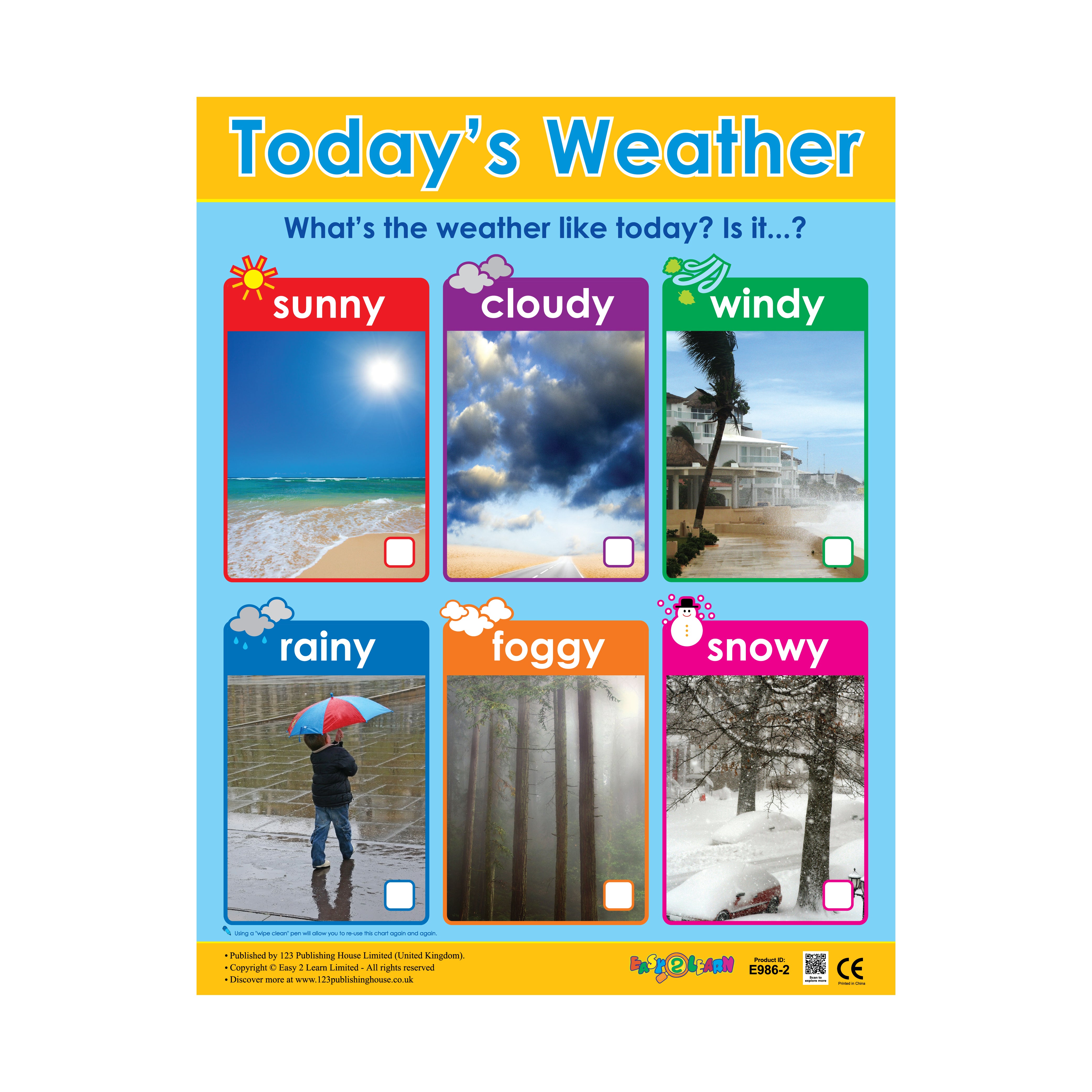 Classroom Essentials (6 Wall Charts) - Educational Wall Chart Pack in English