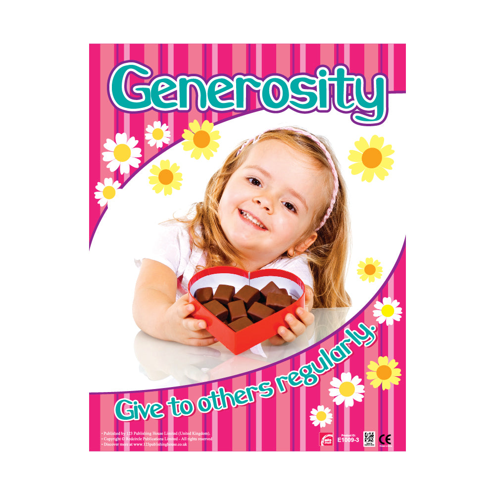 Generosity - Wall Chart in English