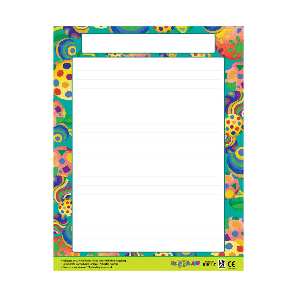 Write-On Charts (2) (6 Wall Charts) - Educational Wall Chart Pack in English