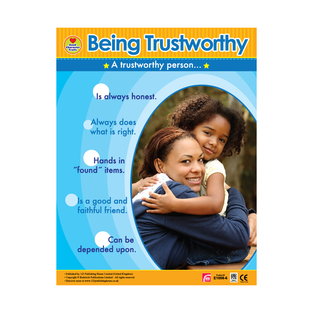 Being Trustworthy - Wall Chart in English