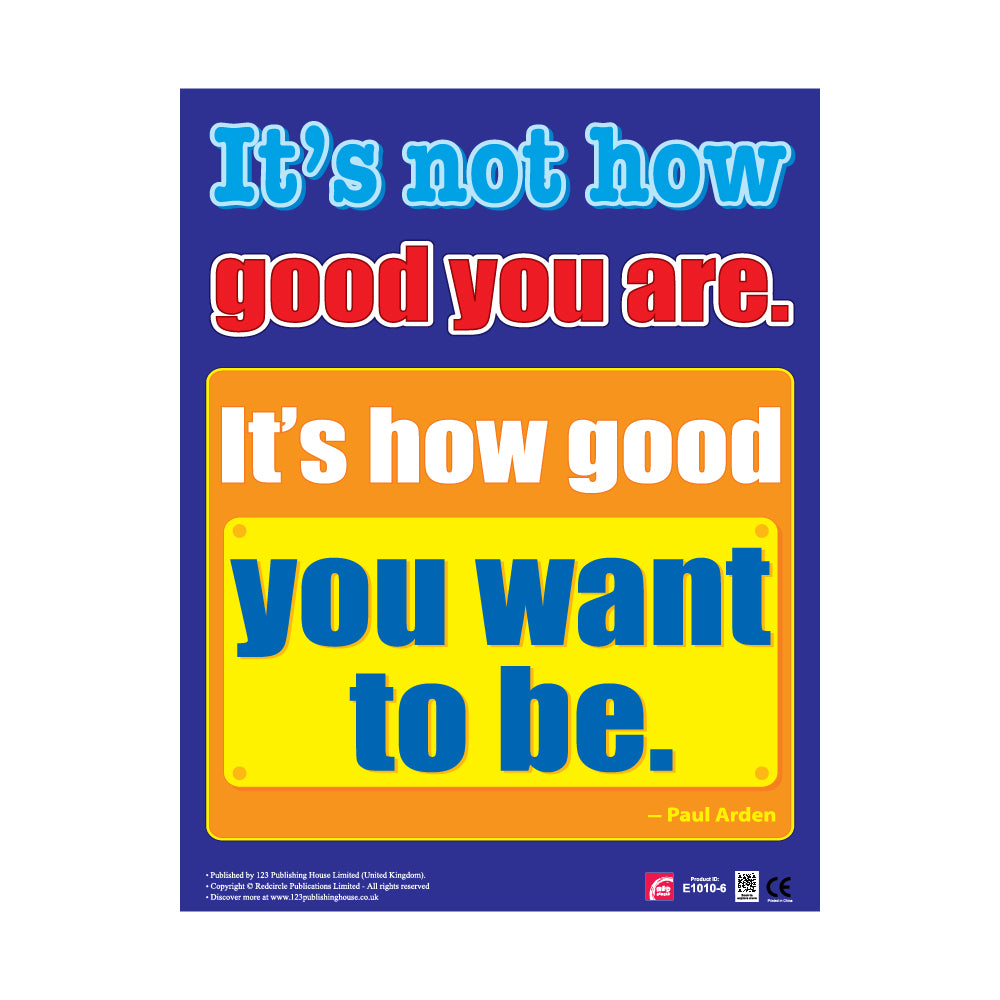 Being Good - Wall Chart in English