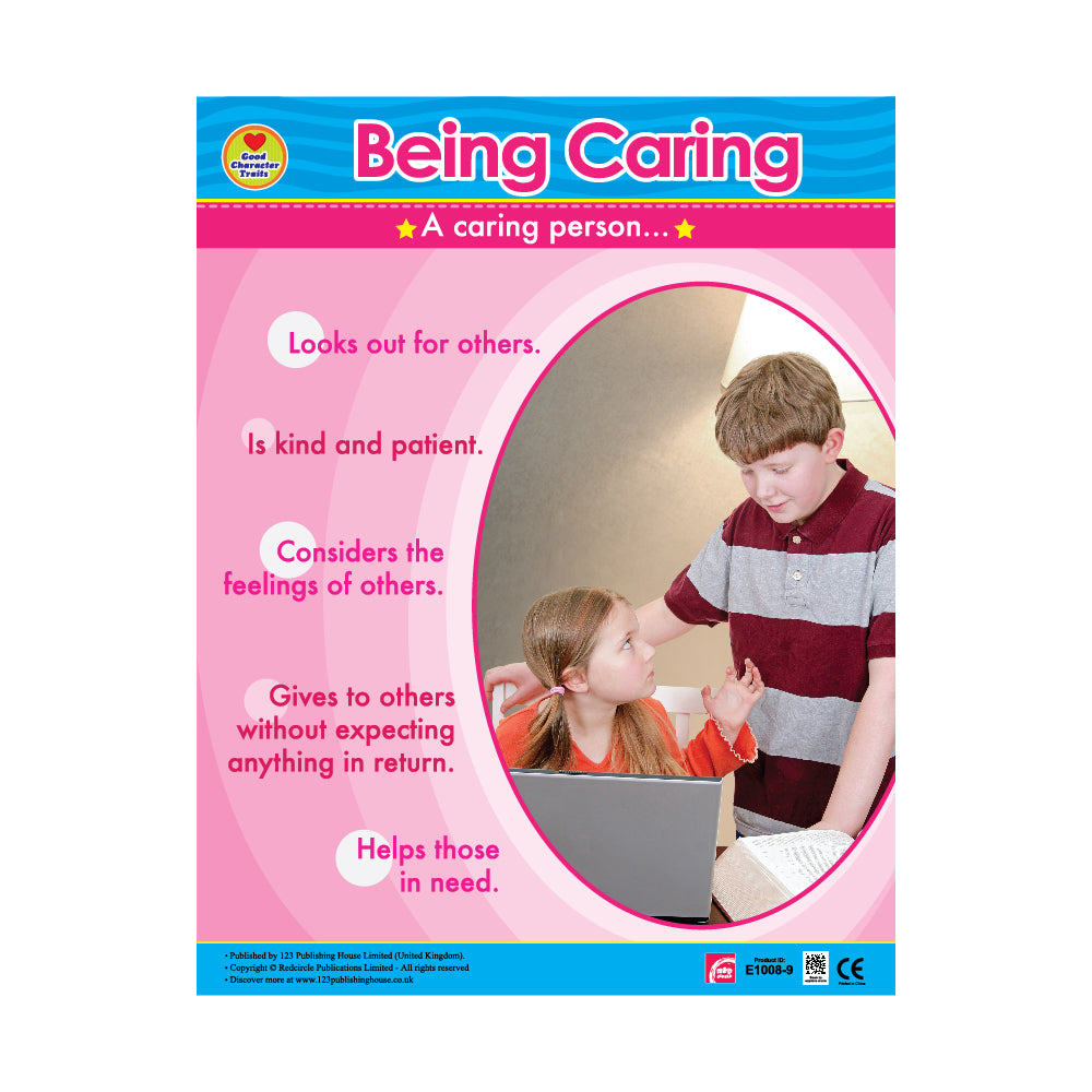 Being Caring - Wall Chart in English