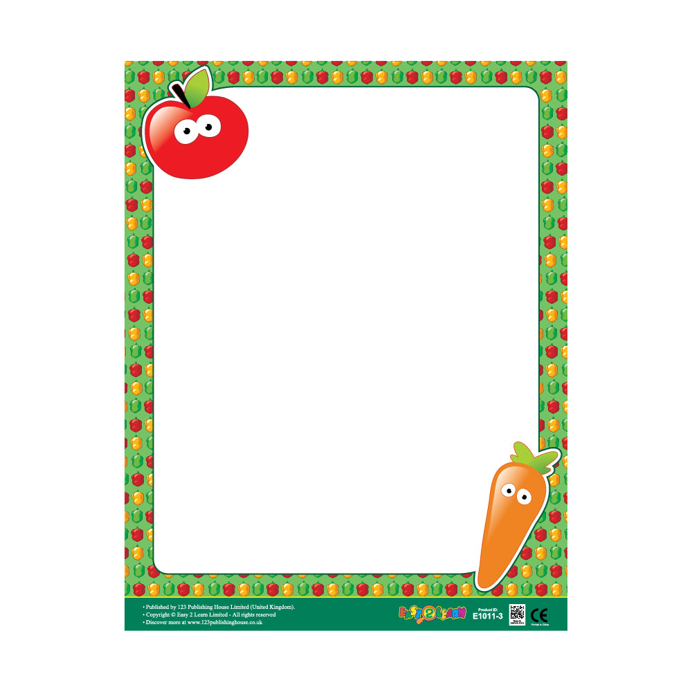 Write-On Charts (2) (6 Wall Charts) - Educational Wall Chart Pack in English