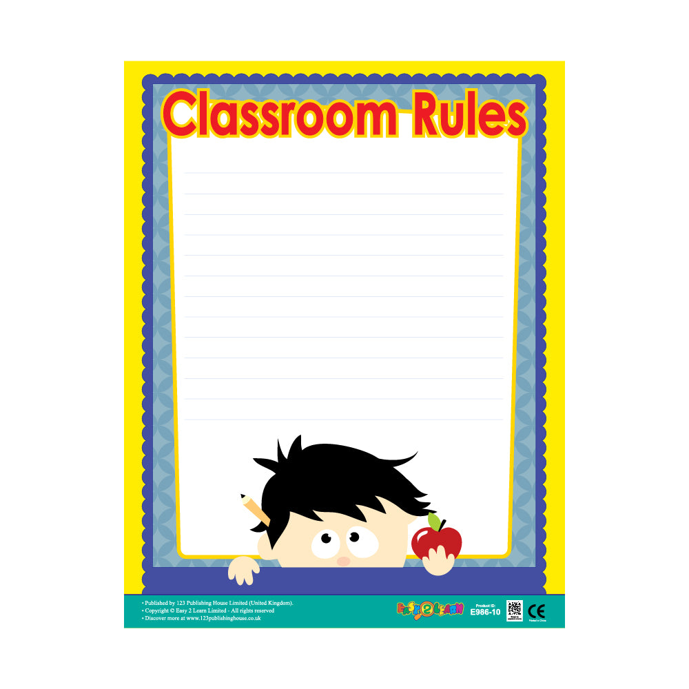 Classroom Rules – Write-on Chart