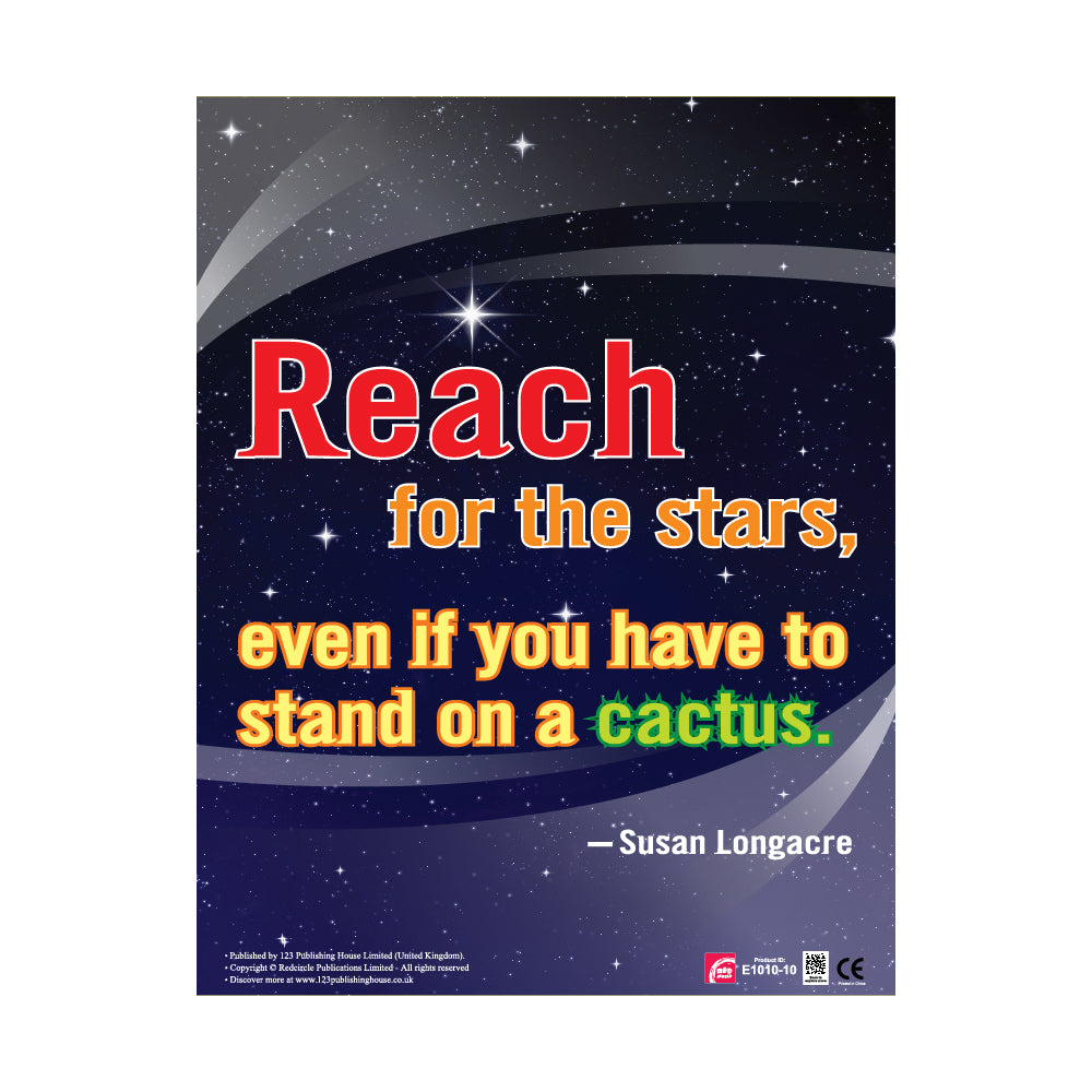 Reach For the Stars - Wall Chart in English