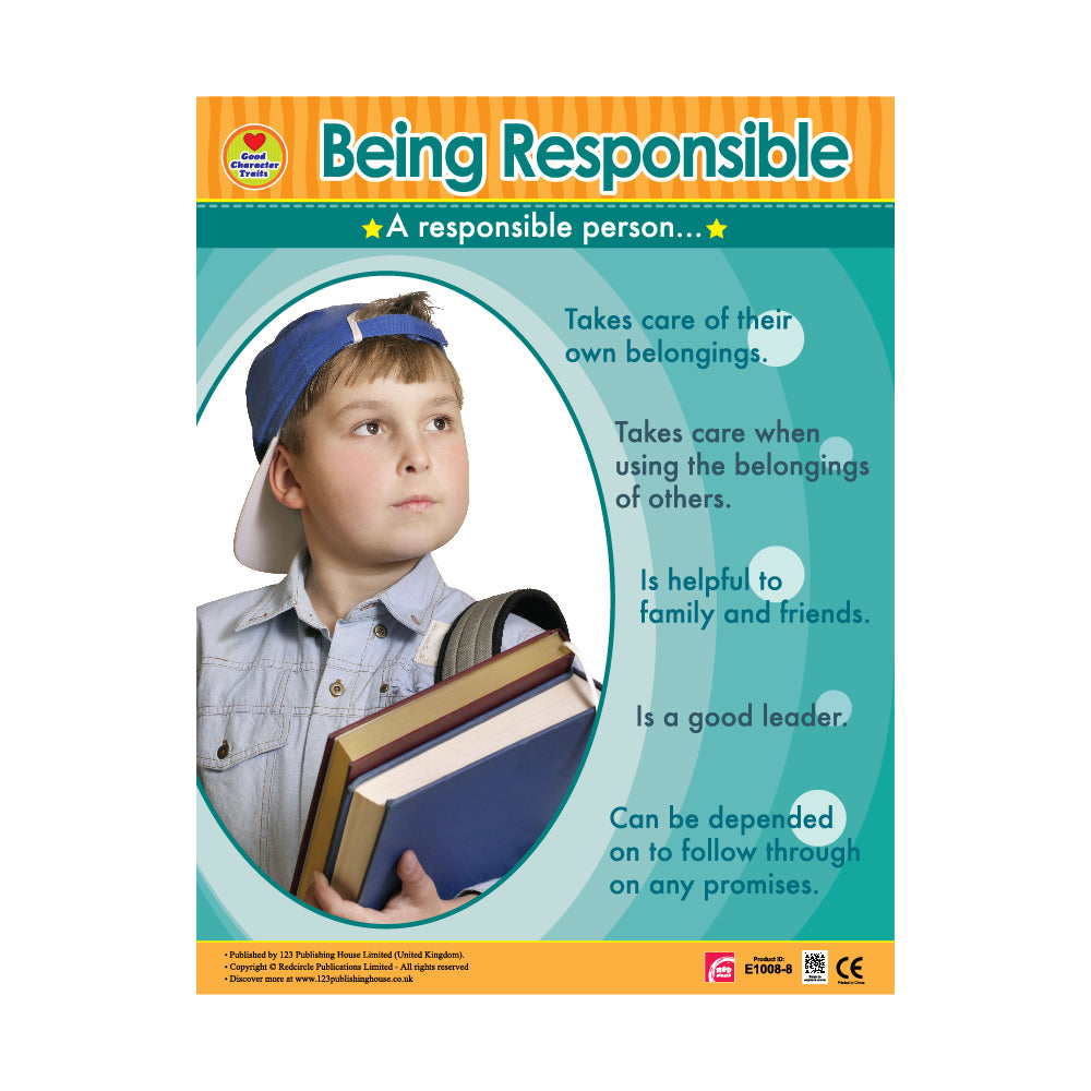 Being Responsible - Wall Chart in English