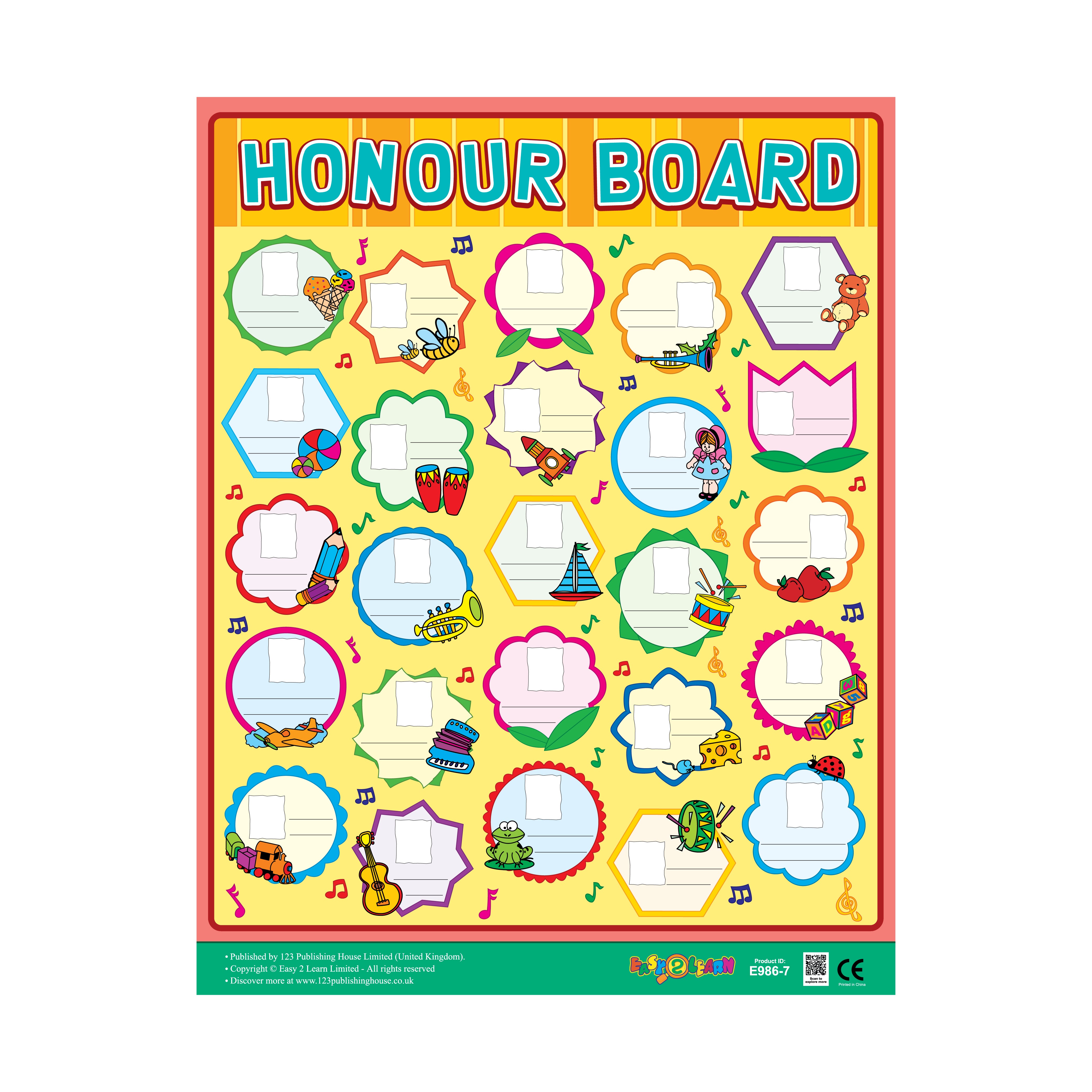 Honour Board Yellow – Honour Board in English