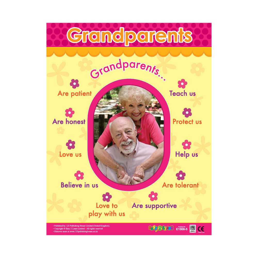 Grandparents - Wall Chart in English