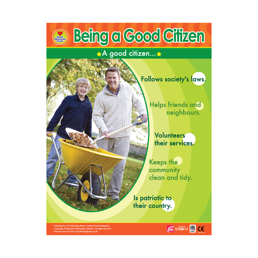 Being a Good Citizen - Wall Chart in English