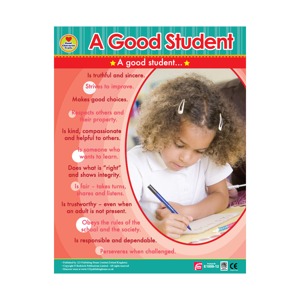 Schoolmate Traits (6 Wall Charts) - Educational Wall Chart Pack in English