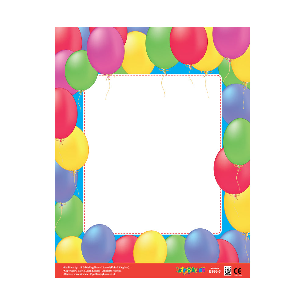 Balloons – Write-on Chart