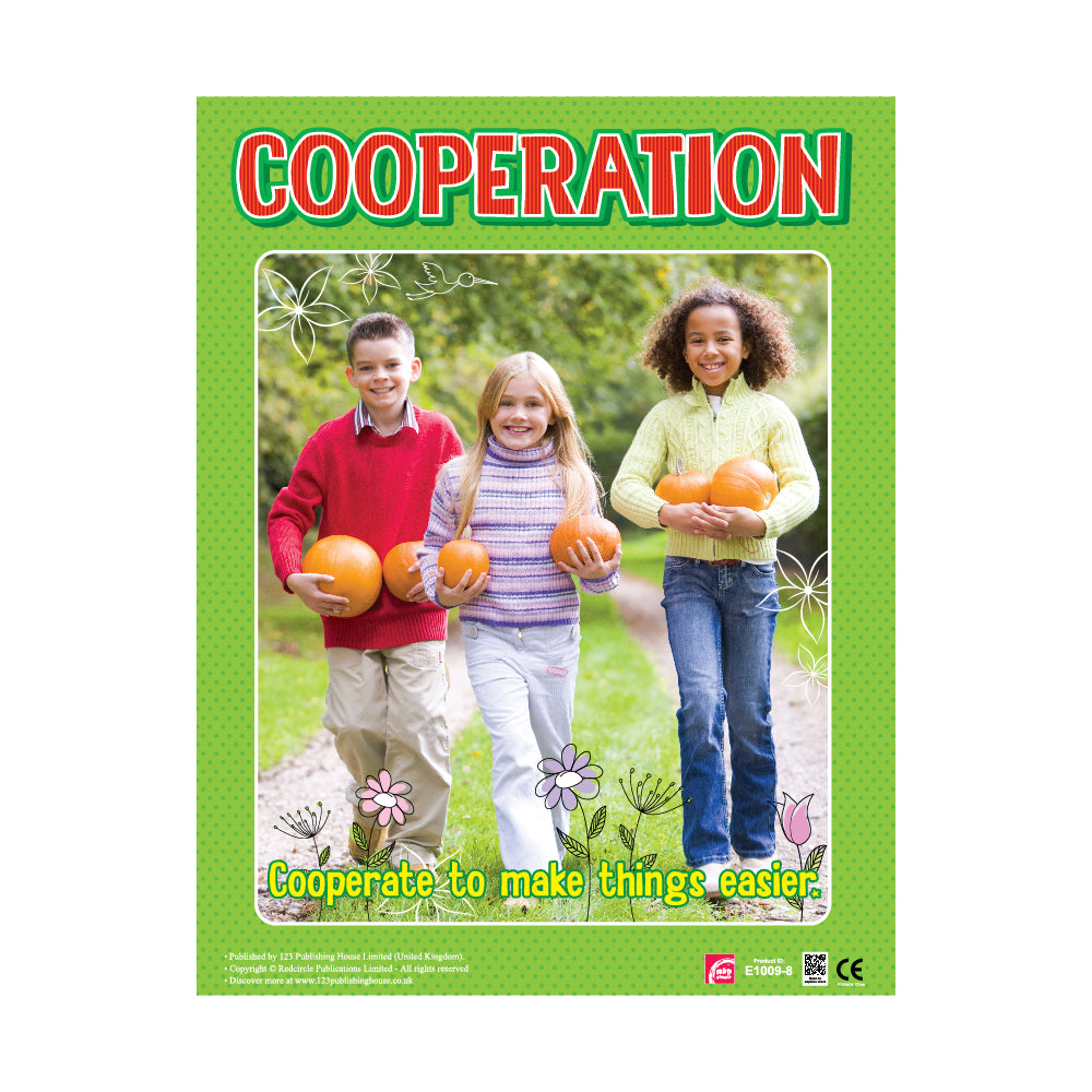 Cooperation - Wall Chart in English