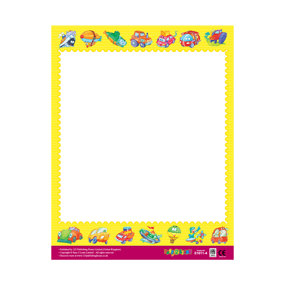 Write-On Charts (2) (6 Wall Charts) - Educational Wall Chart Pack in English